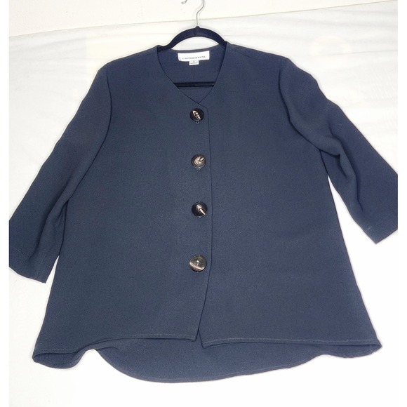 Caroline Rose Jackets & Blazers - Caroline Rose Jacket Top Women's‎ Small Button Front 3/4 Sleeve Classic